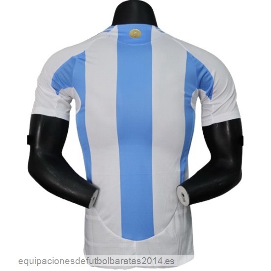 Nuevo 1ª Jugadores Camiseta Argentina 2024 Azul Blanco Baratas
